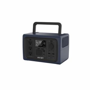 AVIOT PS-F500-NV ポータブル電源 500W リン酸鉄リチウムイオン電池 /10出力 /AC・DC充電 /USB PD対応 ネイビー