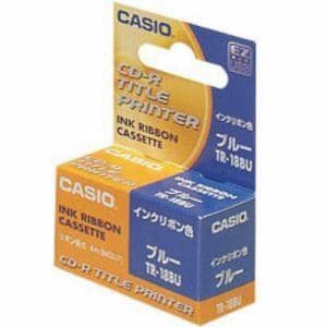 カシオ　ディスクタイトルプリンター用　交換用インクリボンカセット　TR18