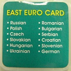 東江物産　GLC-EE12　東ユーロ言語カード