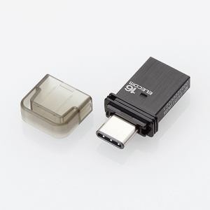 エレコム USB Type-Cメモリ ブラック 16GB MF-CAU3116GBK