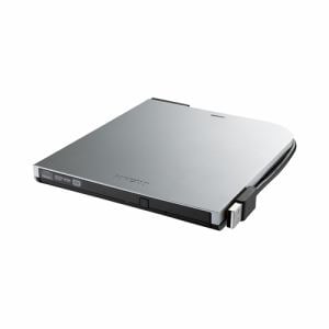 バッファロー　DVSM-PT58U2V-SVC　Windows／Mac両対応　USB2.0用ポータブルDVDドライブ　スリムタイプ　シルバー