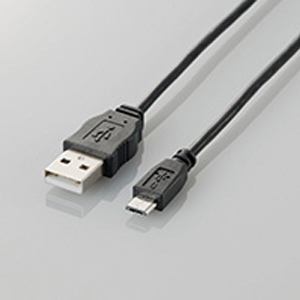 エレコム　充電専用Micro-USBケーブル　1.5m　MPA-AMBC15BKBK