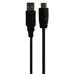 CYBER・USB2.0コントローラー充電ケーブル4m（PS4用）〈ブラック〉 CY-P4US2C4-BK