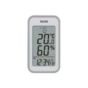 タニタ 温湿度計（グレー） TT-559-GY