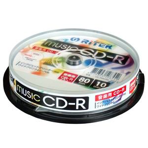 RiTEK CD-RMU80.10SP A 音楽用CD-R 10枚 | ヤマダウェブコム