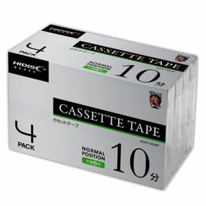 磁気研究所 HDAT10N4P カセットテープ ノーマルポジション 10分 4巻