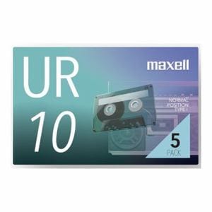 マクセル UR-10N5P カセットテープ 10分 5巻