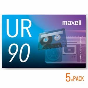 maxell UR-90N5P カセットテープ 90分×5本セット
