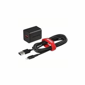 バッファロー　BSMPA2404LC2BK　2.4A　USB急速充電器　Lightningケーブル2.0m付属（ブラック）
