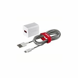 バッファロー　BSMPA2404LC2WH　2.4A　USB急速充電器　Lightningケーブル2.0m付属（ホワイト）