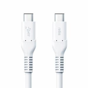 ラディウス RK-CCC10W  USB3.1(GEN2) Support Type C to Type C Cable White  約1.0m ホワイト