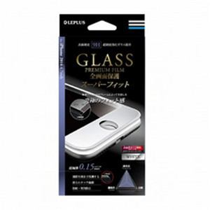 ＭＳソリューションズ　iPhone　7　GLASS　全画面保護　スーパーフィット　ホワイト　LP-I7FGFSWH　LP-I7FGFSWH