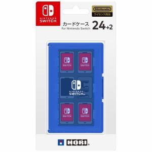 ホリ　カードケース24+2　for　Nintendo　Switch　ブルー　　NSW-026