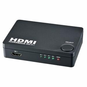 オーム電機 AV-S03S-K HDMIセレクター 3ポート 黒