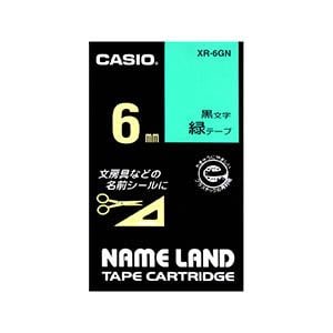 カシオ　ネームランド　テープ　XR6GN