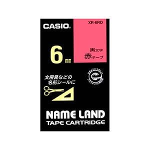 カシオ ネームランド テープ XR6RD