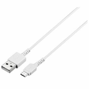 バッファロー BSMPCMB120WH USB2.0ケーブル（Type-A to microB） ホワイト 2m