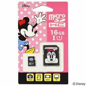 アイアップ EU-MSD16-MIN 【Nintendo Switch対応】 ディズニー microSDカード アダプターセット 16GB ミニー
