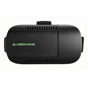 グリーンハウス　GH-VRHA-BK　スマートフォン用VR　ヘッドセット　ブラック