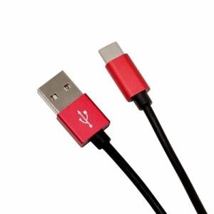 ラスタバナナ　R12CAAC2A01RD　充電・通信ケーブル　TypeA　-　TypeC　1.2m　レッド