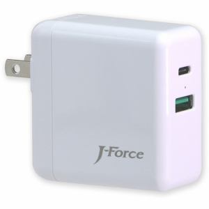 【クリックで詳細表示】J-Force JF-PEACE11W PD＆QC対応USBチャージャー(ホワイト)