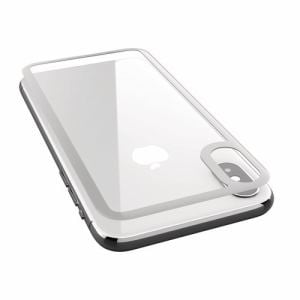 エレコム PM-A18BFLGGRUCW iPhoneXS iPhone XS用背面フルカバーガラスフィルム／フレーム印刷