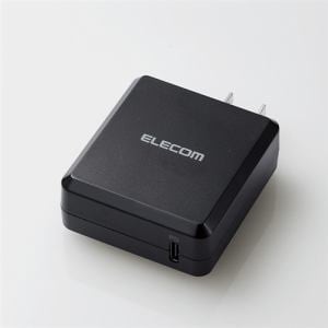 エレコム MPA-ACCP06BK Power Delivery対応 USB AC充電器(18W) ブラック