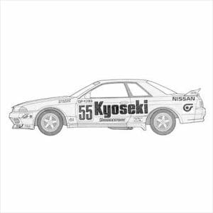 フジミ 1/24 インチアップシリーズ №312 共石スカイライン GP-1プラス (スカイライン GT-R [BNR32 Gr.A仕様] )1992