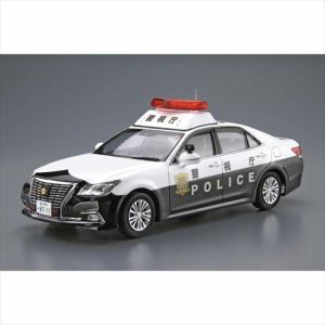 アオシマ ザ☆モデルカー129 1／24 トヨタ GRS210 クラウン パトロールカー 警ら用 '16