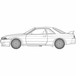 フジミ模型　1／24　インチアップシリーズ　№314　タイサン　STP　GT-R(スカイライン　GT-R　[BNR32　Gr.A仕様]　)1993