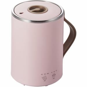 エレコム HAC-EP01PN マグカップ型電気なべ COOKMUG 350mL 湯沸かし 煮込み ピンク