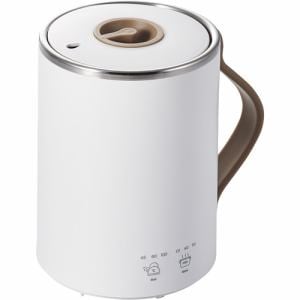 エレコム HAC-EP01WH マグカップ型電気なべ COOKMUG 350mL 湯沸かし 煮込み ホワイト