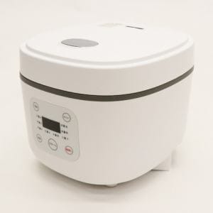 ヒロ・コーポレーション HK-CRC03WH コンパクトライスクッカー  ３合炊き ホワイト