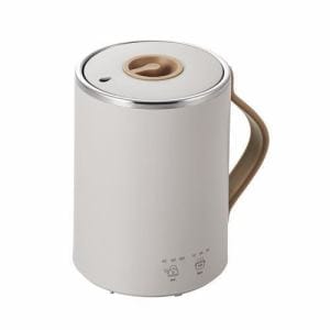 エレコム　HAC-EP02GY　マグカップ型電気なべ　Cook　Mug　3段階温度設定　タイマー設定　350mL　グレー