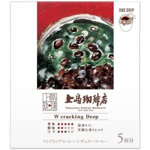 UCC　上島珈琲店　W　cracking　Deep　ワンドリップコーヒー　5枚分