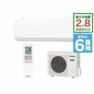 【推奨品】パナソニック CS-TX224D-W エアコン フル暖 エオリア TXシリーズ (6畳用) クリスタルホワイト