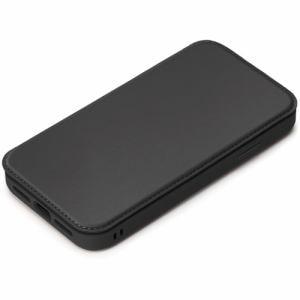 PGA　PG-22QGF01BK　2022年　iPhone　14　Pro用　ガラスフリップケース　Premium　Style　ブラック
