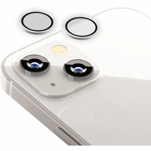 PGA PG-22RCLG07SV 2022年 iPhone デュアルカメラ用 カメラレンズプロテクター Premium Style シルバー