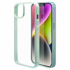 ラスタバナナ　iPhone　14/iPhone13　Aurora　Frame　ハイブリッドケース　TPU×PC　ミント