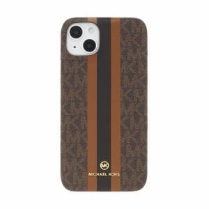 MICHAEL　KORS　MKSTBRWWPIP2261M　iPhone　14　Max用スマートフォンケース　[　Brown　]　ブラウン