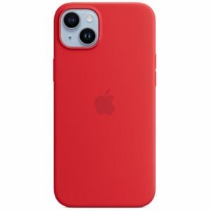 アップル(Apple)　MPT63FE/A　MagSafe対応　iPhone14Plus　シリコーンケース　(PRODUCT)RED