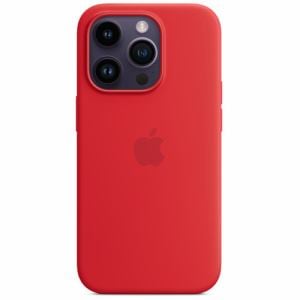 アップル(Apple) MPTG3FE/A MagSafe対応 iPhone14Pro シリコーンケース (PRODUCT)RED