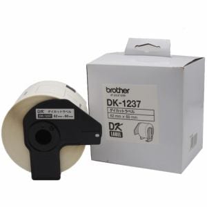 ブラザー DK-1237 プレカットラベル用紙 DK1237
