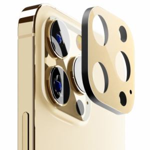 PGA PG-22SCLG19GD iPhone 14 Pro／14 Pro Max用 カメラフルプロテクター ゴールド PG22SCLG19GD