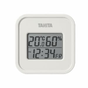 タニタ TT-588IV デジタル温湿度計 アイボリー