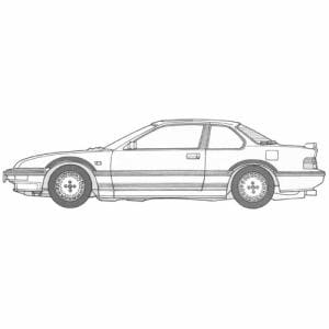 フジミ模型　1／24　ハイソカーシリーズ　№1　プレリュード2．0Si（ハイソカーバージョン）