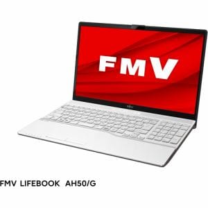 【推奨品】富士通 FMVA500GW2 ノートパソコン FMV LIFEBOOK AH Series プレミアムホワイト