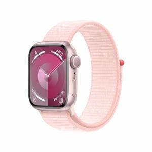 アップル(Apple) MR953J/A Apple Watch Series 9 GPSモデル 41mm ピンクアルミニウムケースとライトピンクスポーツループ
