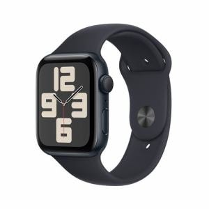 アップル(Apple) MRE93J/A Apple Watch SE GPSモデル 44mm ミッドナイトアルミニウムケースとミッドナイトスポーツバンド M/L