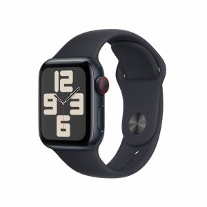 アップル(Apple)　MRGA3J/A　Apple　Watch　SE　GPS　+　Cellularモデル　40mm　ミッドナイトアルミニウムケースとミッドナイトスポーツバンド　M/L